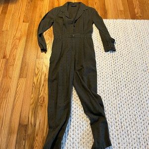 Madewell | XS, Seamed Coverall Jumpsuit in Grid Dot